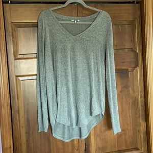 Buckle V-Neck Sweater